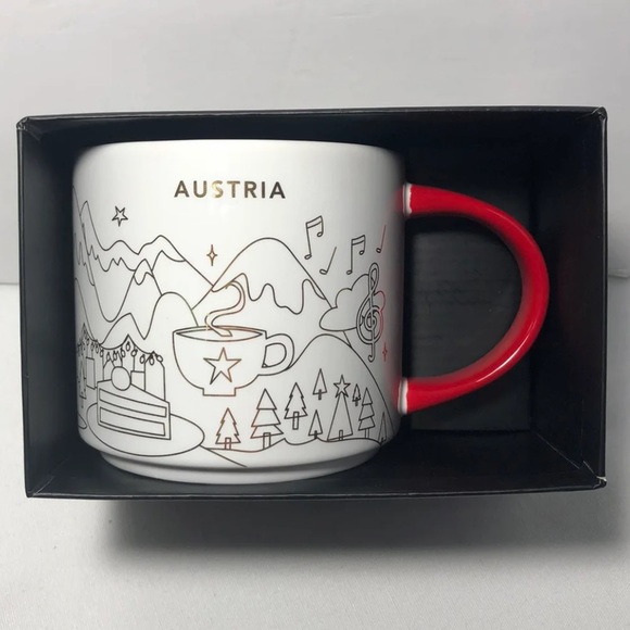 NWT Starbucks You Are Here Holiday Mug ‘18 Austria